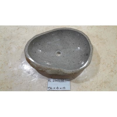 Раковина из речного камня 56х41х15 (RL230538)