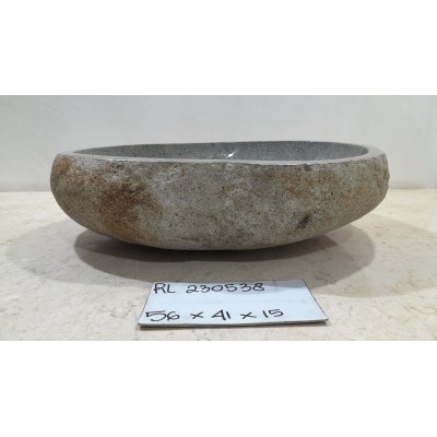 Раковина из речного камня 56х41х15 (RL230538)