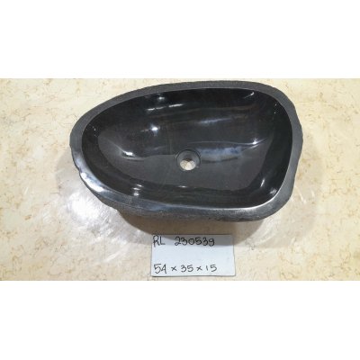Раковина из речного камня 53х39х15 (RL230539)