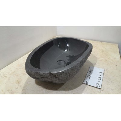 Раковина из речного камня 53х39х15 (RL230539)
