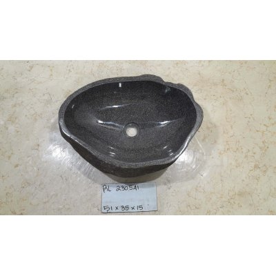 Раковина из речного камня 51х35х15 (RL230541)