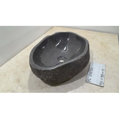 Раковина из речного камня 51х35х15 (RL230541)