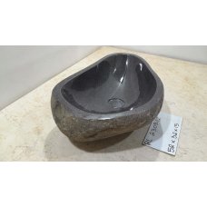Раковина из речного камня 52х32х15 (RL230542)