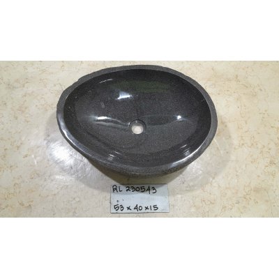 Раковина из речного камня 53х40х15 (RL230543)