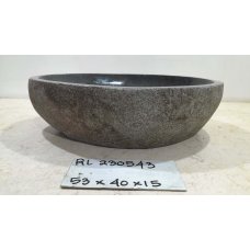 Раковина из речного камня 53х40х15 (RL230543)
