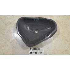 Раковина из речного камня 56х39х15 (RL230547)