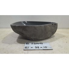 Раковина из речного камня 51х39х15 (RL230549)