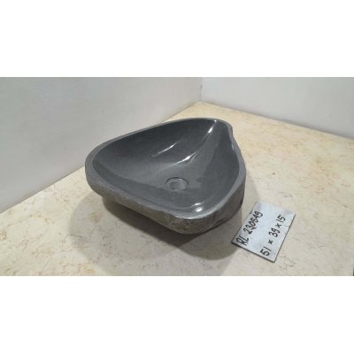 Раковина из речного камня 51х39х15 (RL230549)