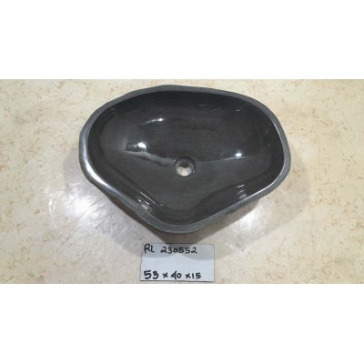 Раковина из речного камня 53х40х15 (RL230552)