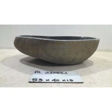 Раковина из речного камня 53х40х15 (RL230552)