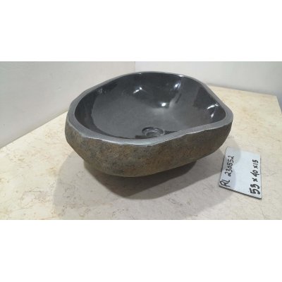 Раковина из речного камня 53х40х15 (RL230552)