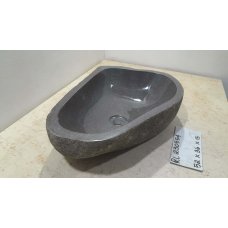 Раковина из речного камня 52х36х15 (RL230554)