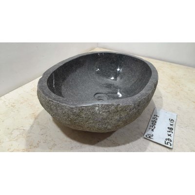 Раковина из речного камня 53х38х15 (RL230557)