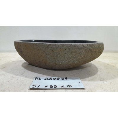 Раковина из речного камня 51х33х15 (RL230558)