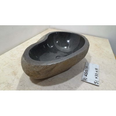 Раковина из речного камня 51х33х15 (RL230558)