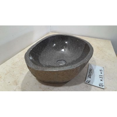 Раковина из речного камня 51х37х15 (RL230560)