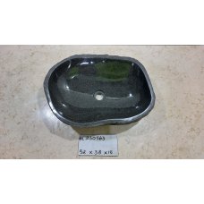 Раковина из речного камня 52х38х15 (RL230563)