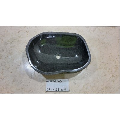 Раковина из речного камня 52х38х15 (RL230563)