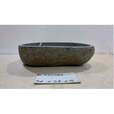 Раковина из речного камня 52х38х15 (RL230563)