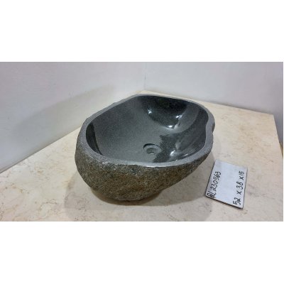 Раковина из речного камня 52х38х15 (RL230563)