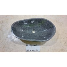 Раковина из речного камня 57х33х15 (RL230568)