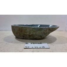 Раковина из речного камня 57х33х15 (RL230568)