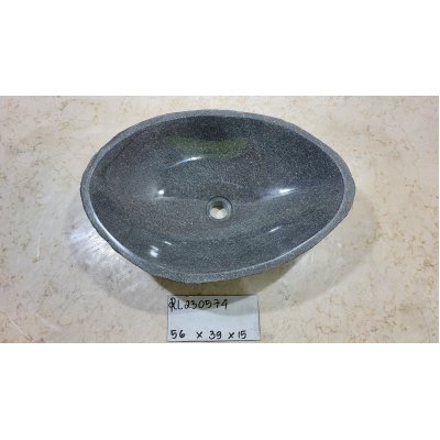 Раковина из речного камня 56х39х15 (RL230574)