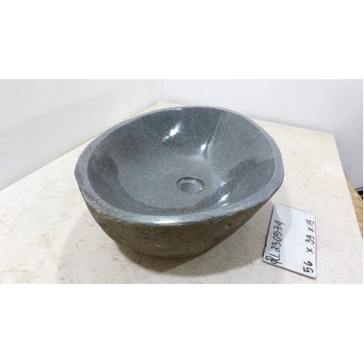 Раковина из речного камня 56х39х15 (RL230574)