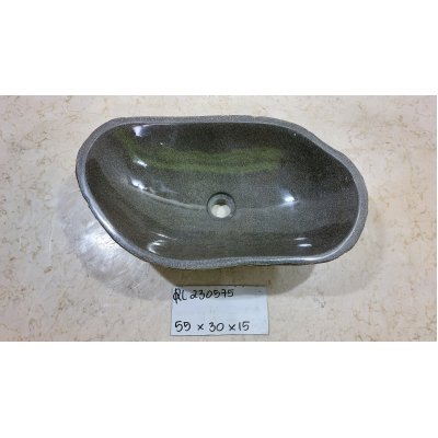 Раковина из речного камня 55х30х15 (RL230575)