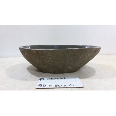 Раковина из речного камня 55х30х15 (RL230575)