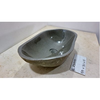 Раковина из речного камня 55х30х15 (RL230575)