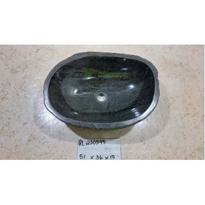 Раковина из речного камня 51х36х15 (RL230575)