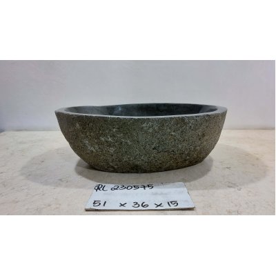 Раковина из речного камня 51х36х15 (RL230575)
