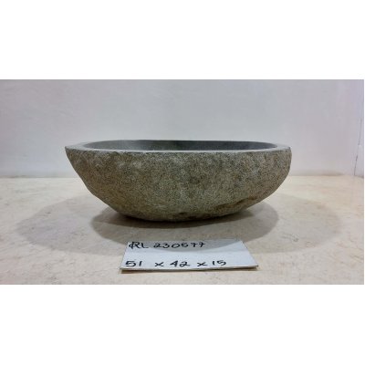 Раковина из речного камня 51х42х15 (RL230577)