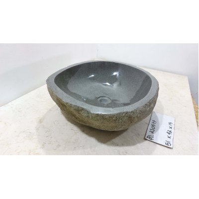 Раковина из речного камня 51х42х15 (RL230577)