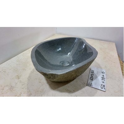 Раковина из речного камня 52х39х15 (RL230580)