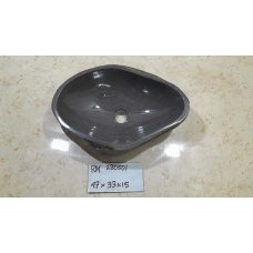 Раковина из речного камня 47х33х15 (RM230501)