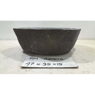Раковина из речного камня 47х35х15 (RM230503)