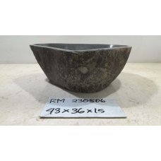 Раковина из речного камня 43х36х15 (RM230506)