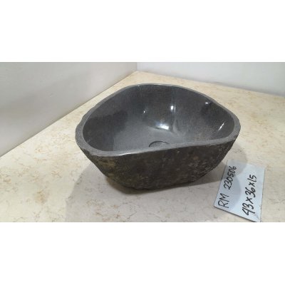Раковина из речного камня 43х36х15 (RM230506)
