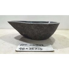 Раковина из речного камня 48х35х15 (RM230507)