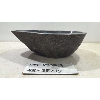 Раковина из речного камня 48х35х15 (RM230507)