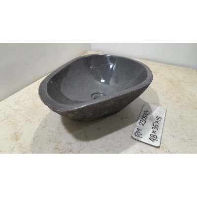 Раковина из речного камня 48х35х15 (RM230507)