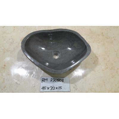 Раковина из речного камня 45х32х15 (RM230508)