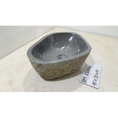 Раковина из речного камня 45х32х15 (RM230508)