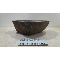 Раковина из речного камня 49х39х15 (RM230515)