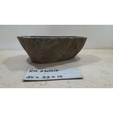 Раковина из речного камня 45х33х15 (RM230517)
