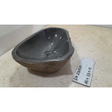 Раковина из речного камня 45х33х15 (RM230517)