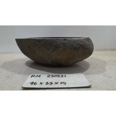 Раковина из речного камня 46х33х15 (RM230521)