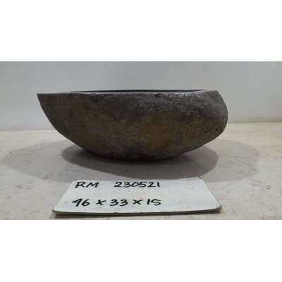 Раковина из речного камня 46х33х15 (RM230521)